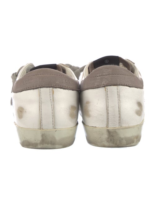 Golden Goose Leather Colorblock Pattern Sneakers