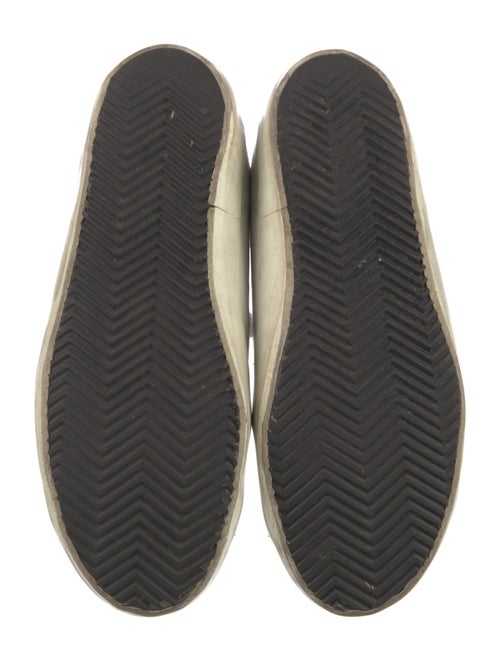 Golden Goose Leather Colorblock Pattern Sneakers