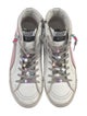 Golden Goose Leather Printed Lace-Up Boots