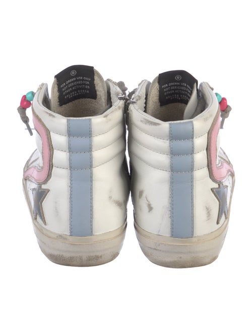 Golden Goose Leather Printed Lace-Up Boots