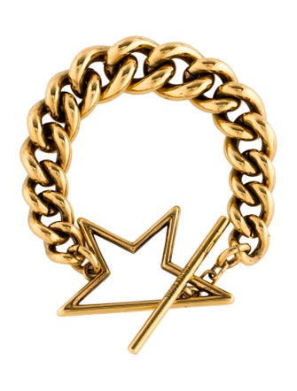 Golden Goose Star Clasp Chain Link Bracelet