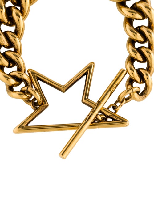 Golden Goose Star Clasp Chain Link Bracelet