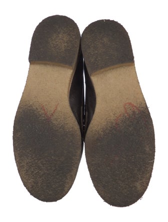 Golden Goose Leather Distressed Accents Loafers