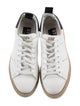 Golden Goose Leather Colorblock Pattern Sneakers