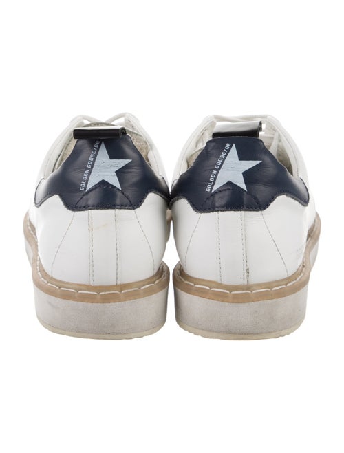 Golden Goose Leather Colorblock Pattern Sneakers