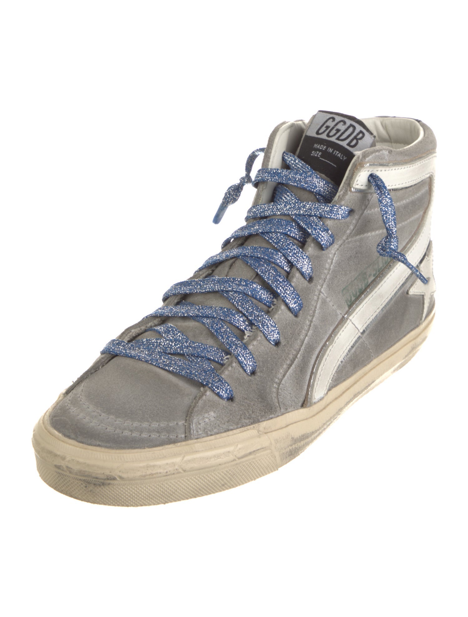 Golden Goose Suede Printed Sneakers