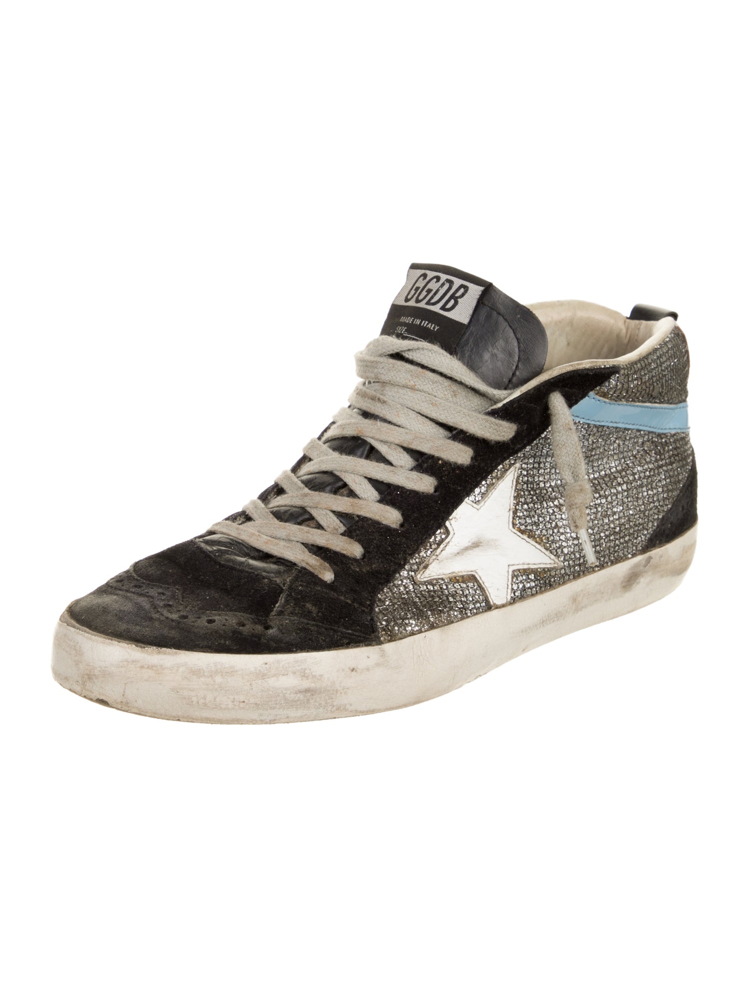 Golden Goose Suede Printed Sneakers