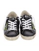 Golden Goose Leather Graphic Print Sneakers