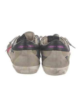 Golden Goose Canvas Printed Sneakers