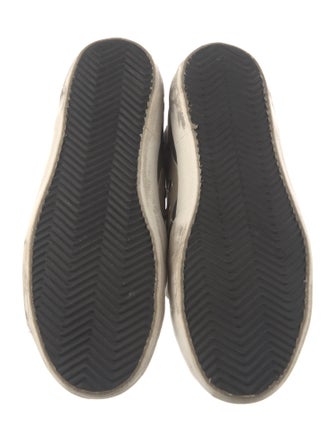 Golden Goose Canvas Printed Sneakers