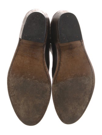 Golden Goose Leather Distressed Accents Riding Boots