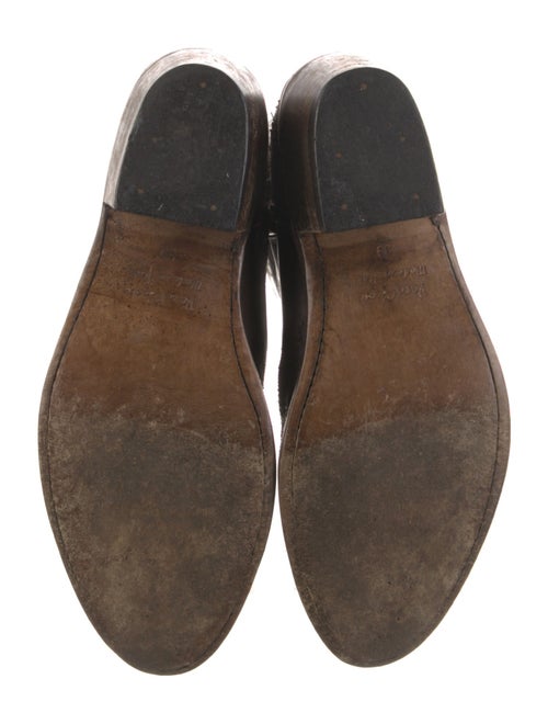 Golden Goose Leather Distressed Accents Riding Boots