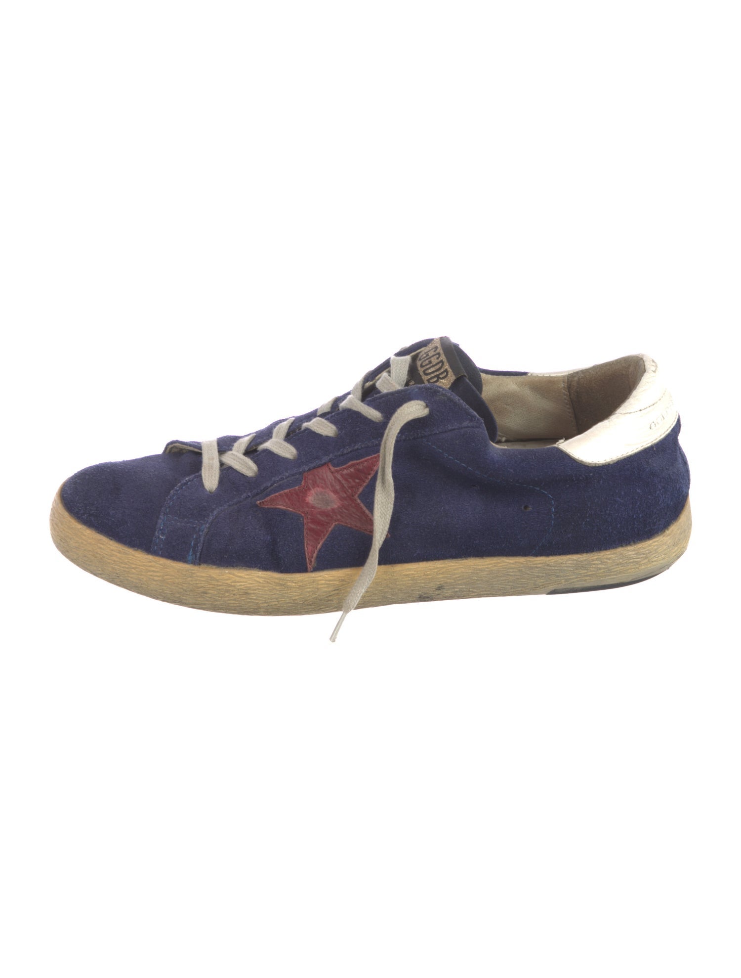 Golden Goose Suede Printed Sneakers