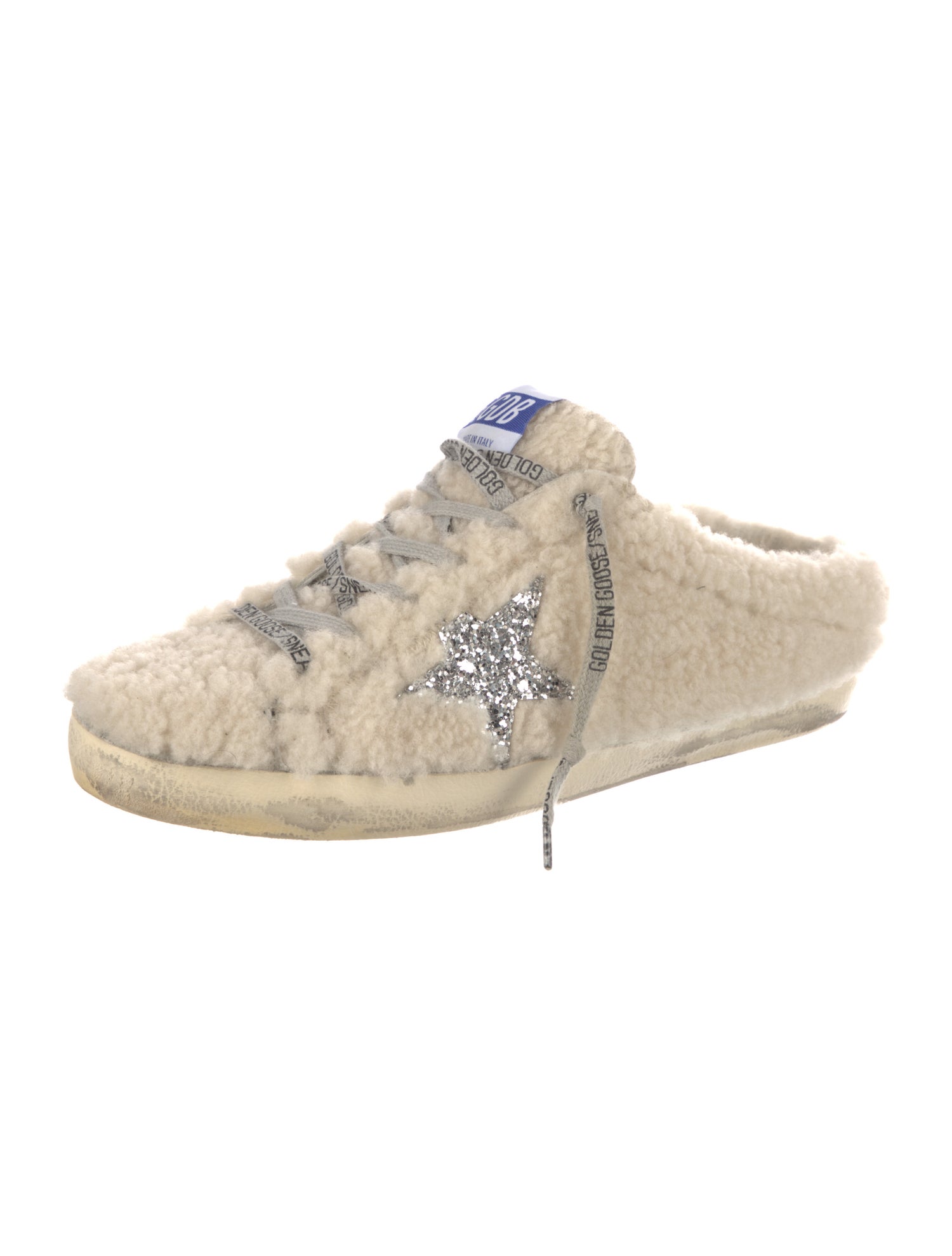 Golden Goose Super-Star Shearling Mules