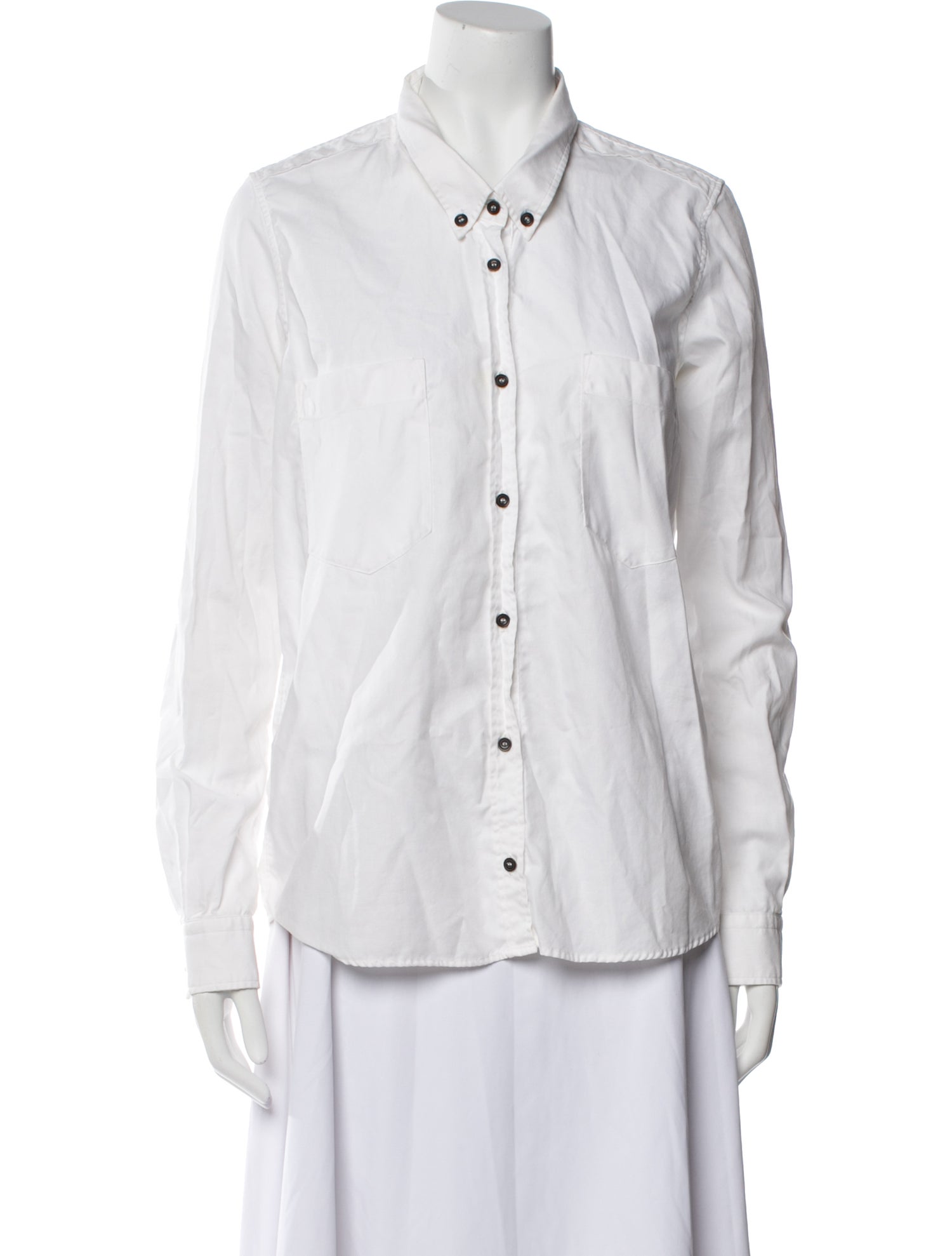 Golden Goose Long Sleeve Button-Up Top