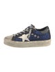 Golden Goose Glitter Colorblock Pattern Sneakers