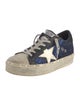 Golden Goose Glitter Colorblock Pattern Sneakers