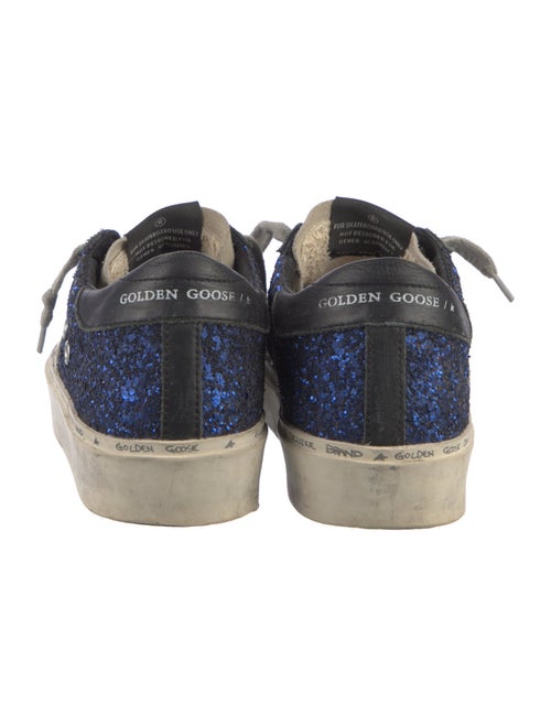 Golden Goose Glitter Colorblock Pattern Sneakers