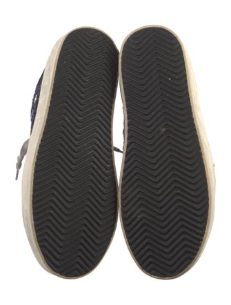 Golden Goose Glitter Colorblock Pattern Sneakers