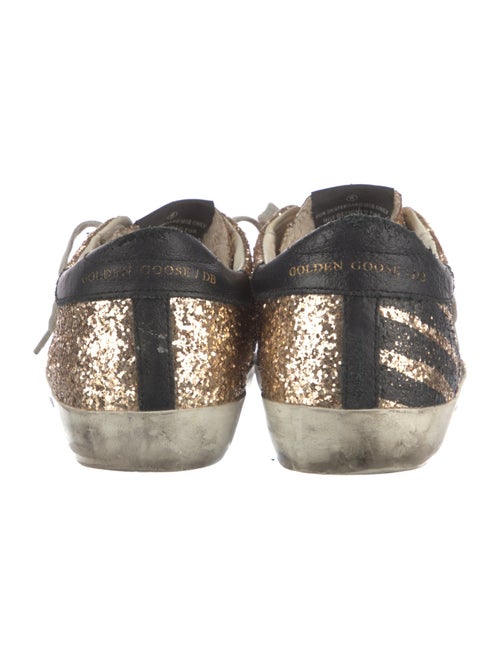 Golden Goose Glitter Graphic Print Sneakers