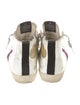 Golden Goose Leather Colorblock Pattern Sneakers