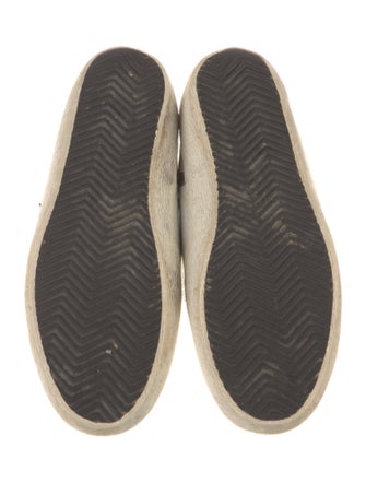 Golden Goose Leather Colorblock Pattern Sneakers