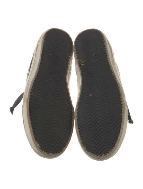 Golden Goose Suede Colorblock Pattern Sneakers