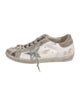 Golden Goose Leather Colorblock Pattern Sneakers