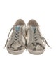 Golden Goose Leather Colorblock Pattern Sneakers
