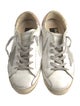 Golden Goose Leather Colorblock Pattern Sneakers
