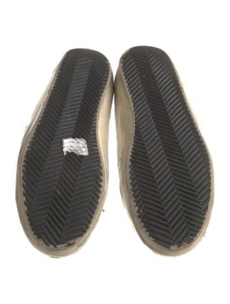 Golden Goose Leather Colorblock Pattern Sneakers