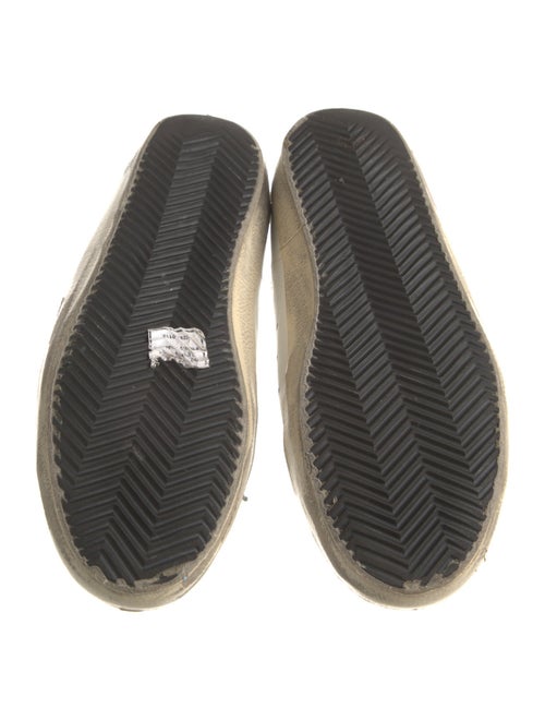 Golden Goose Leather Colorblock Pattern Sneakers