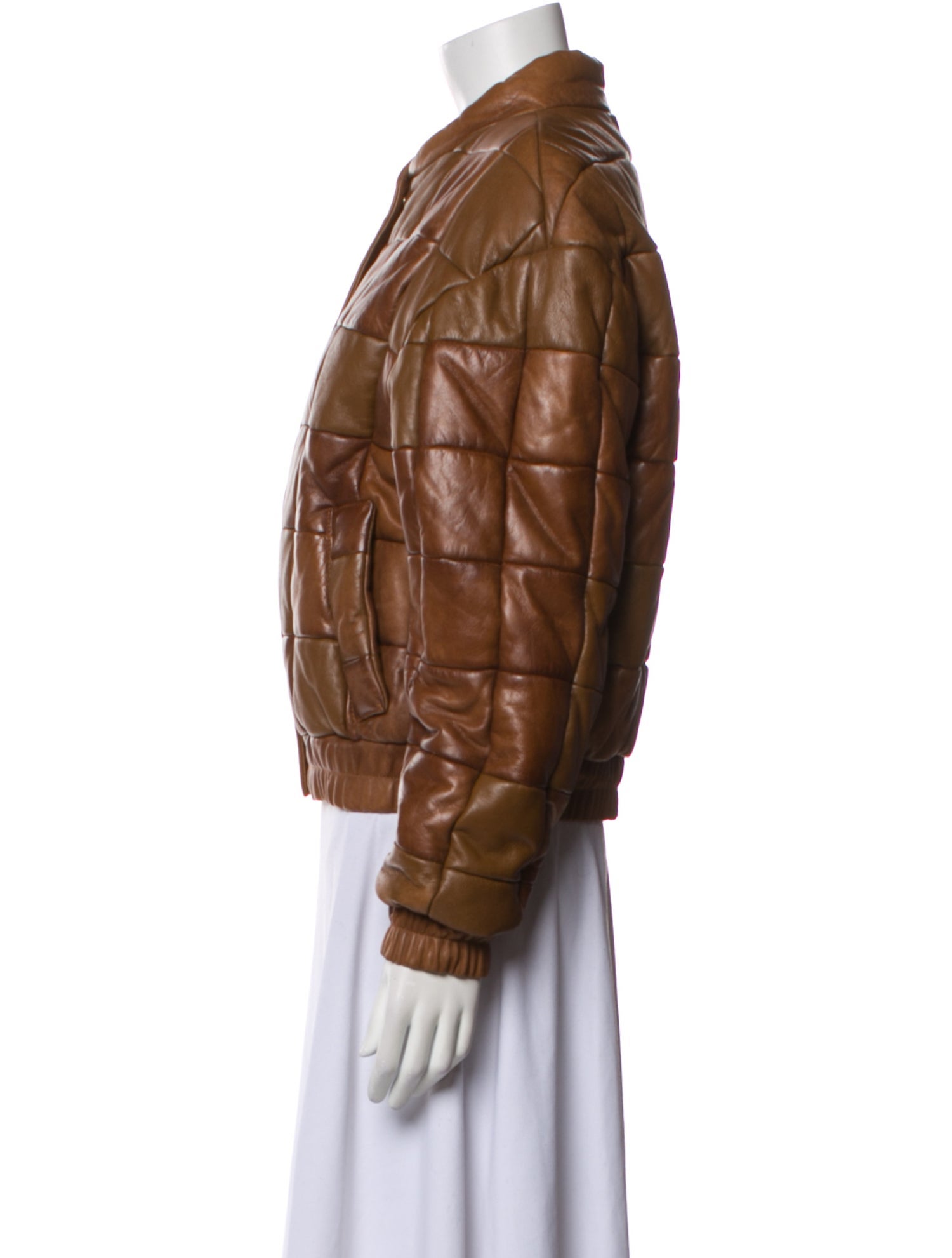 Golden Goose Leather Bomber Jacket