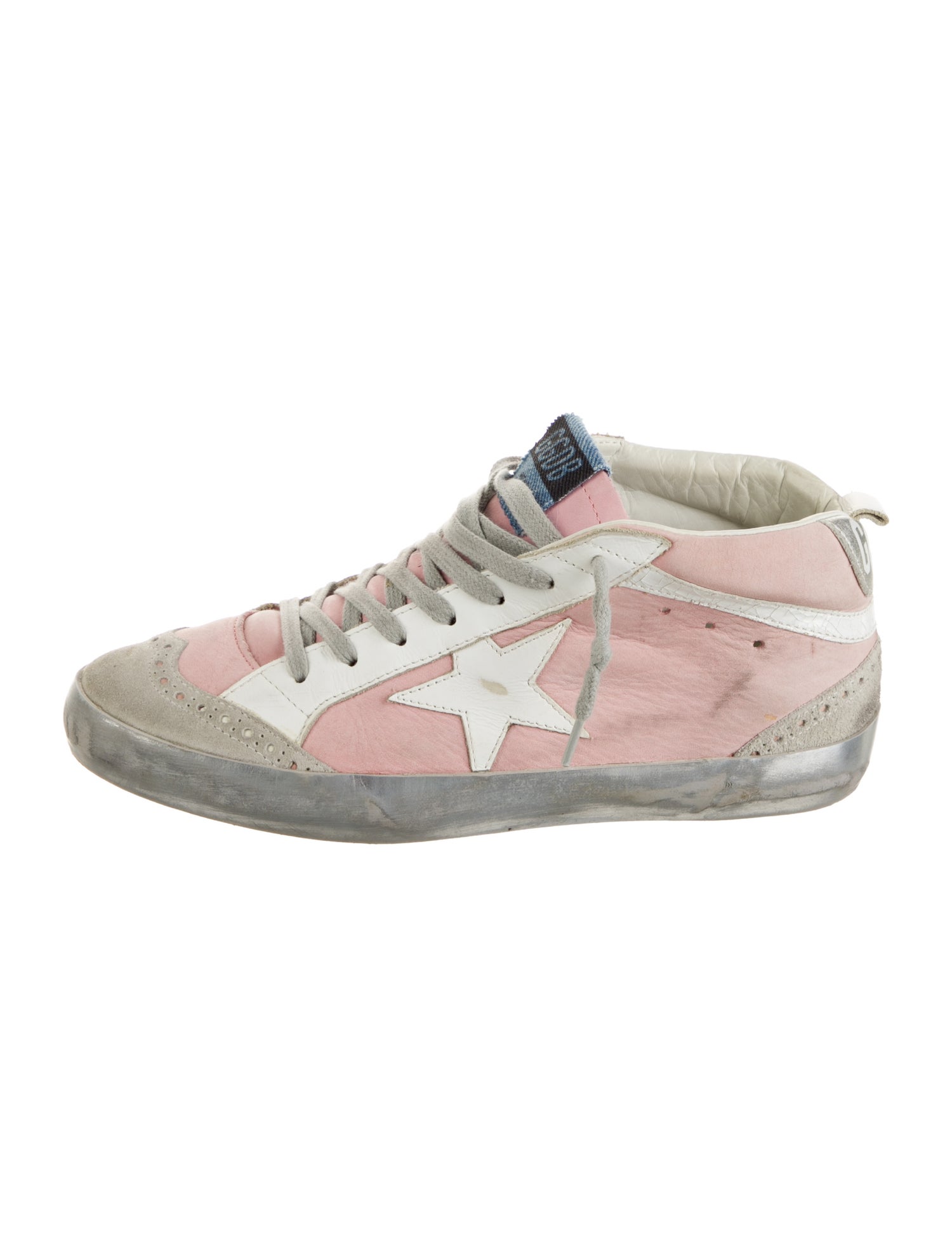 Golden Goose Suede Printed Sneakers