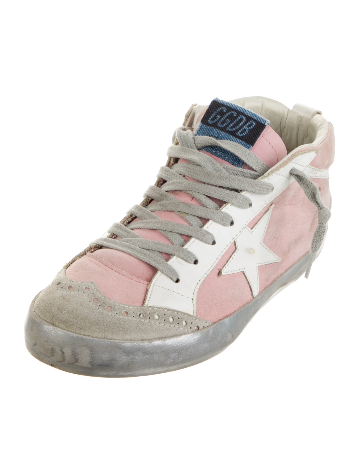 Golden Goose Suede Printed Sneakers