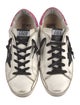 Golden Goose Leather Printed Sneakers