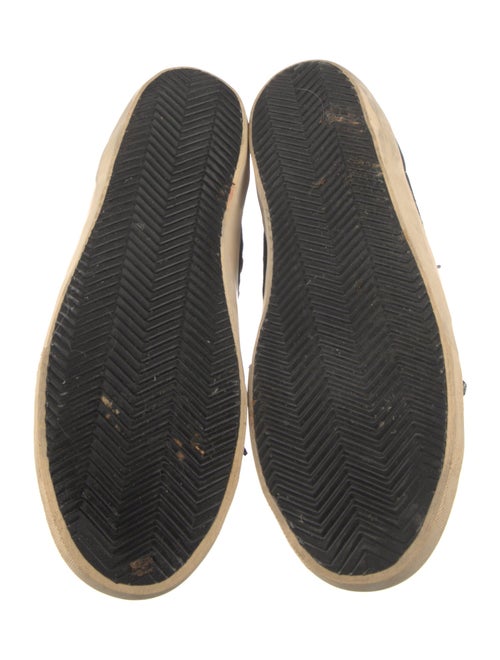 Golden Goose Canvas Distressed Accents Sneakers