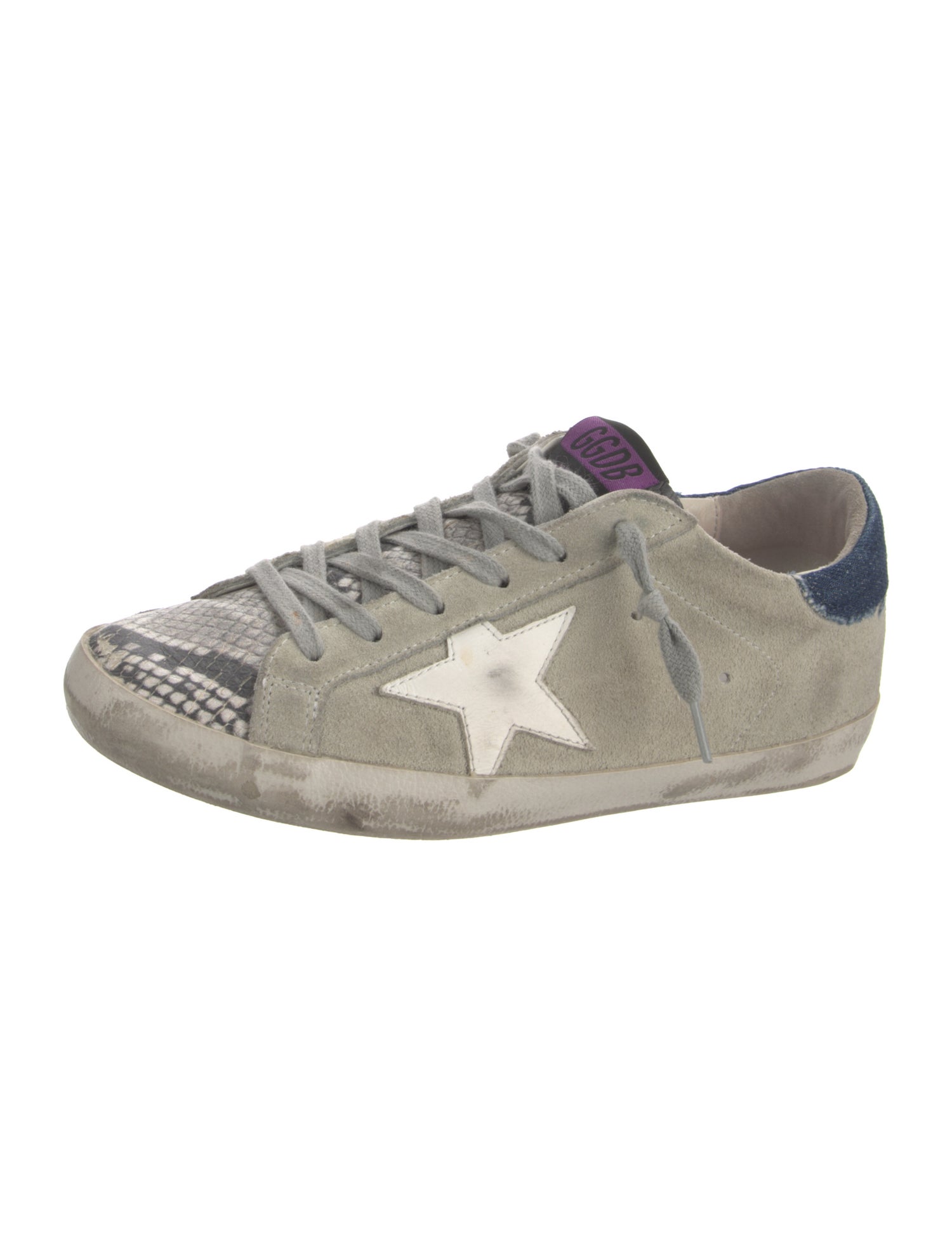 Golden Goose Suede Printed Sneakers