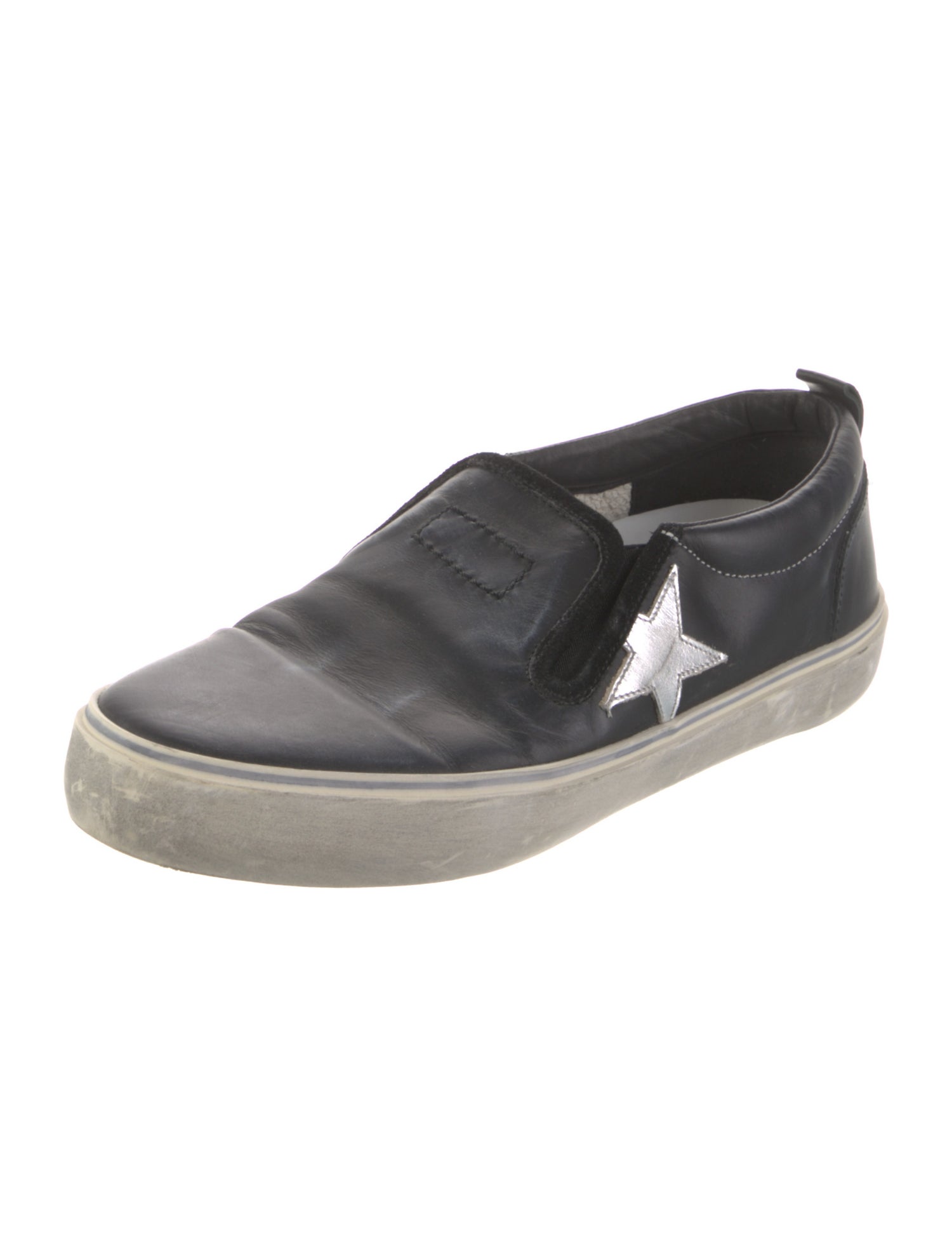 Golden Goose Leather Distressed Accents Sneakers