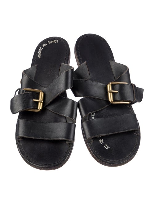 Golden Goose Leather Slides