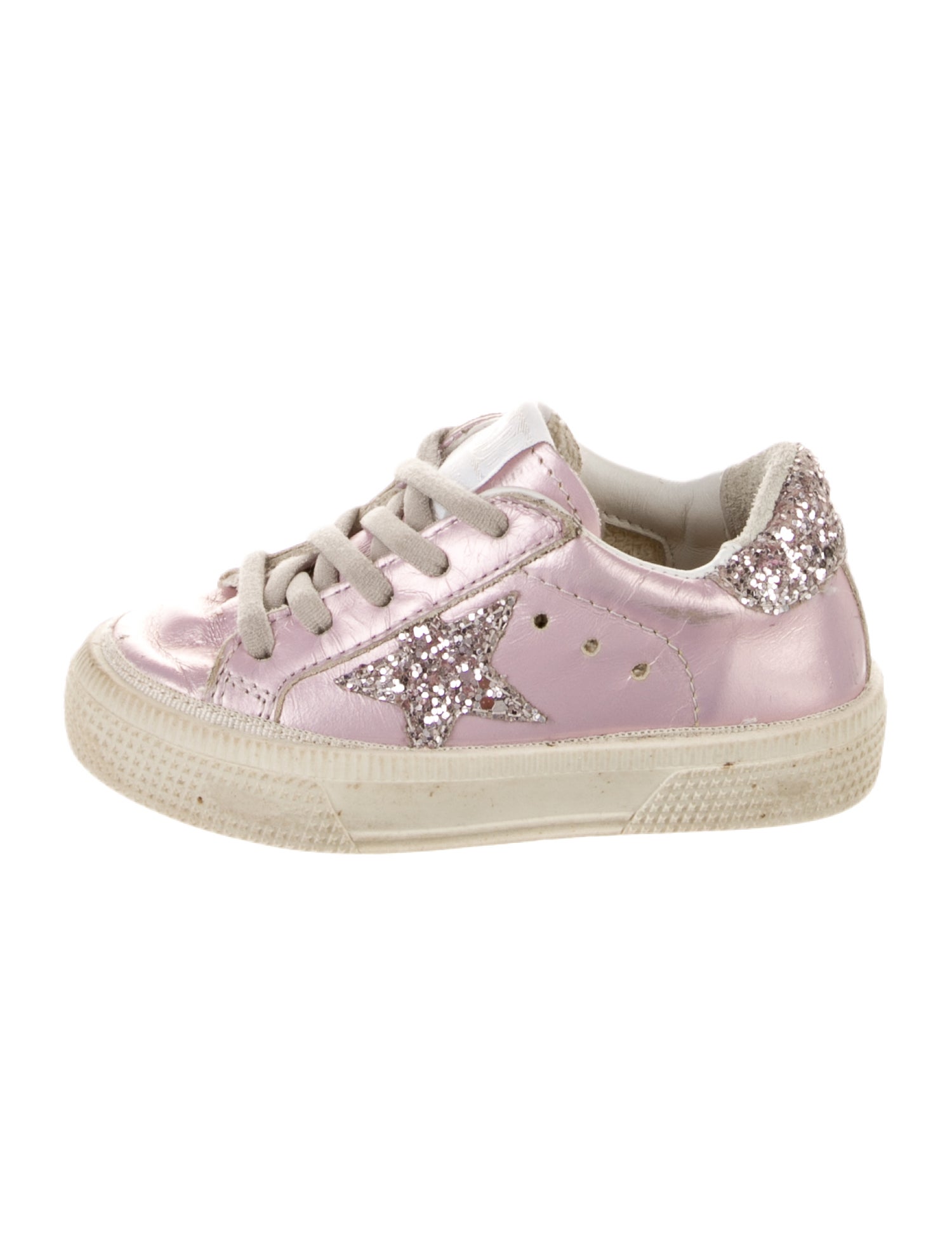 Golden Goose Girls' Leather Low Top Sneakers