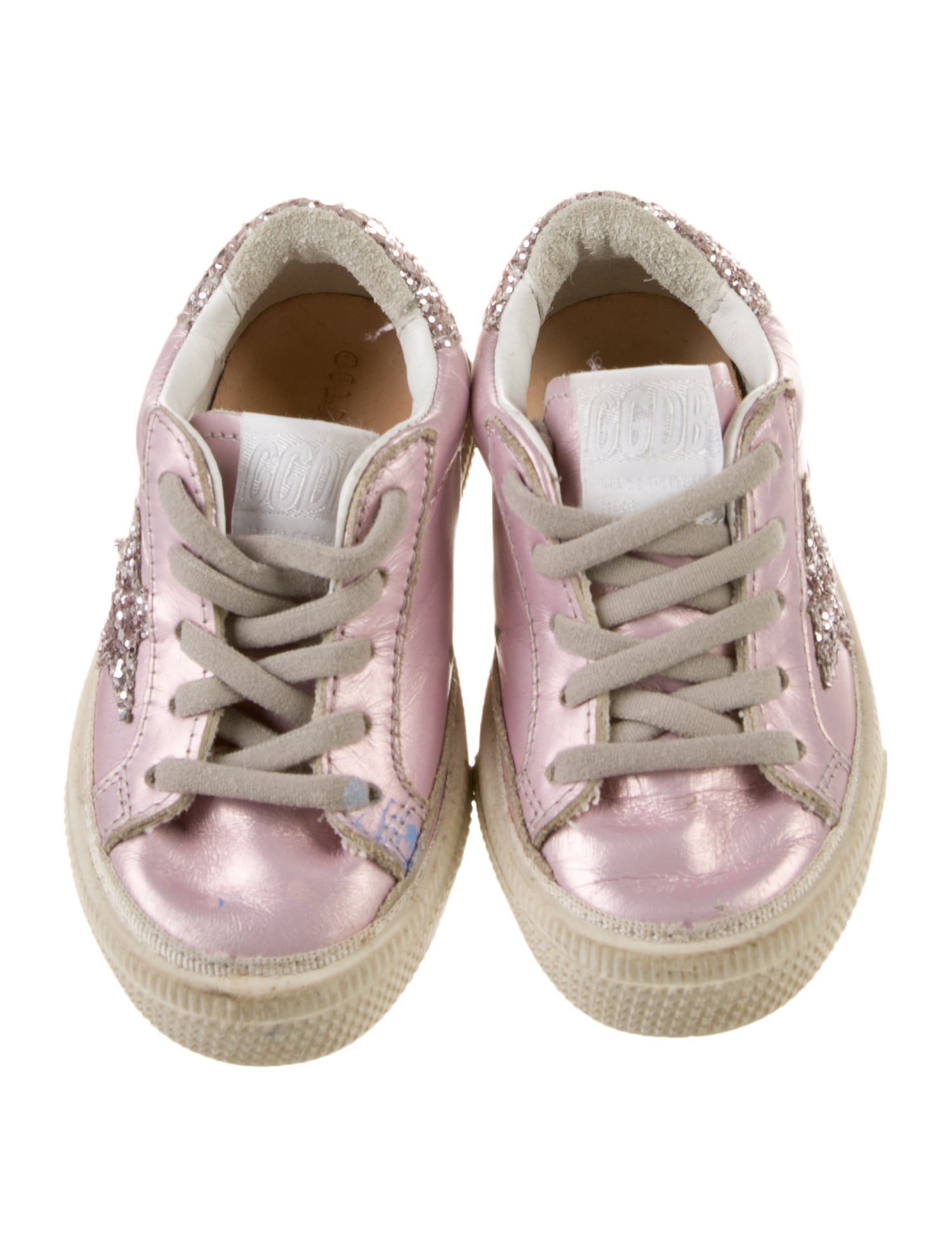 Golden Goose Girls' Leather Low Top Sneakers