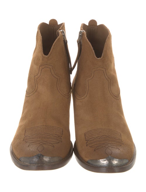 Golden Goose Boot Suede Western Boots