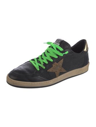 Golden Goose Mesh Printed Sneakers