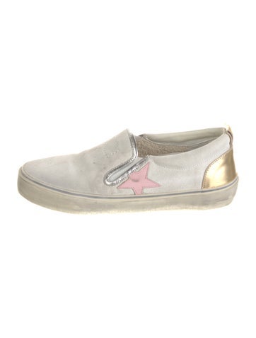 Golden Goose Flats Suede Colorblock Pattern Loafers IT 37 | 7