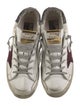 Golden Goose Leather Printed Sneakers