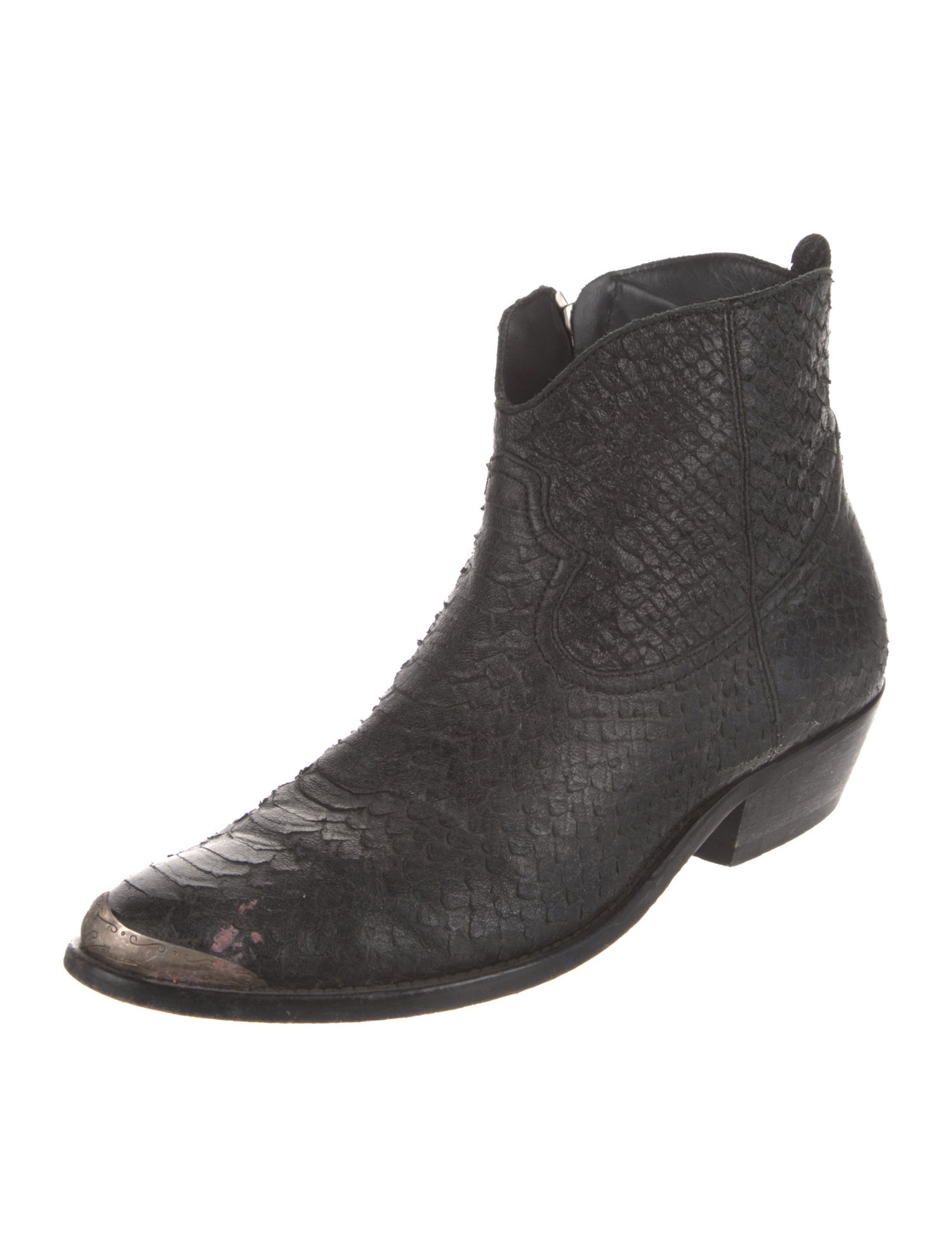 Golden Goose Python Western Boots