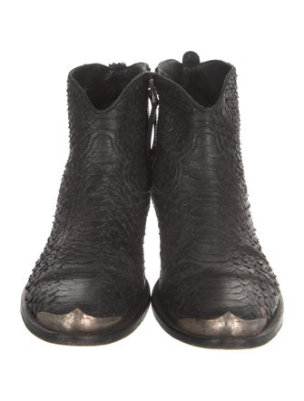 Golden Goose Python Western Boots