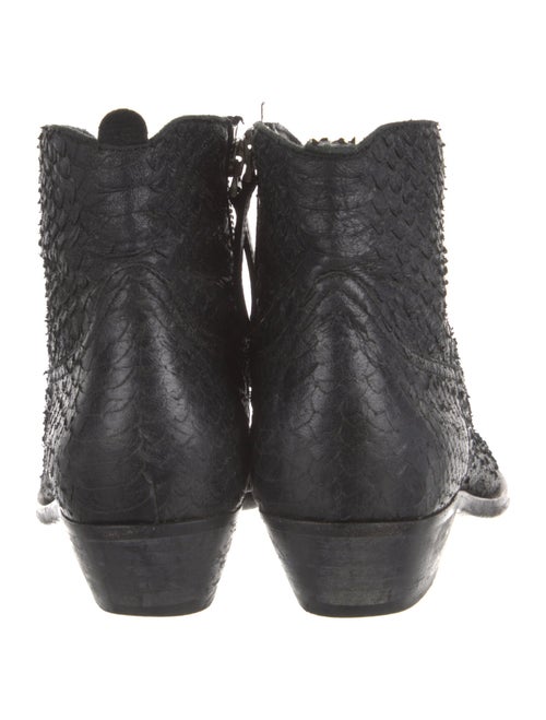 Golden Goose Python Western Boots