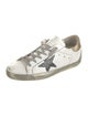 Golden Goose Leather Printed Sneakers